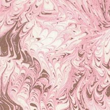 Pink & Gold Marbled Print Italian Paper ~ Tassotti